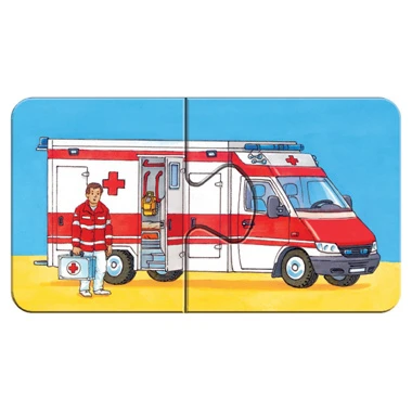 Ravensburger Puzzelset Speciale Voertuigen - 9 X 2 Stukjes 2 Ravensburger Puzzelset Speciale Voertuigen - 9 X 2 Stukjes - Afbeelding 2