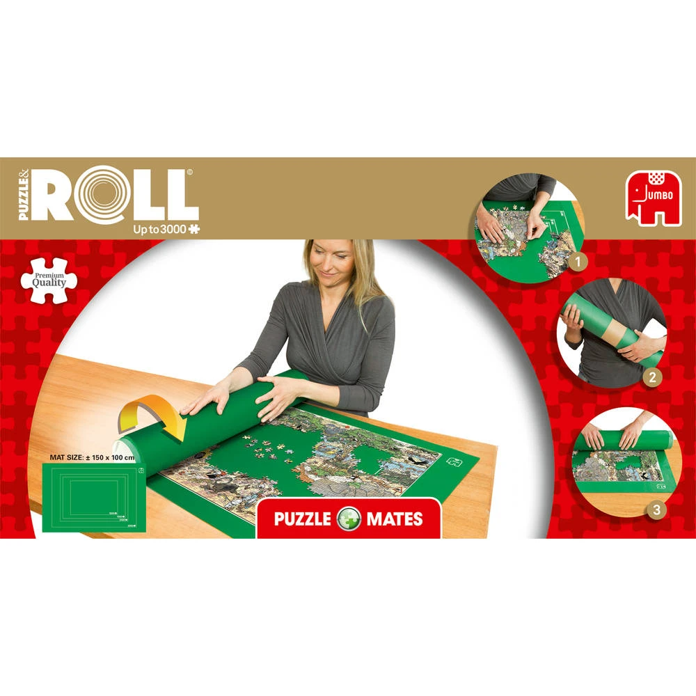 Jumbo Puzzle & Roll Mat - 3000 Stukjes 5 Jumbo Puzzle & Roll Mat - 3000 Stukjes - Afbeelding 5