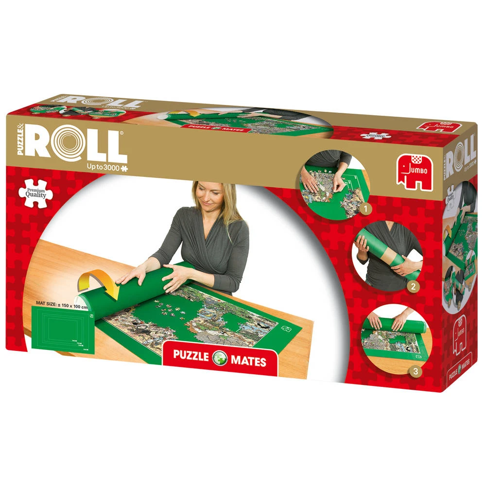 Jumbo Puzzle & Roll Mat - 3000 Stukjes 4 Jumbo Puzzle & Roll Mat - 3000 Stukjes - Afbeelding 4