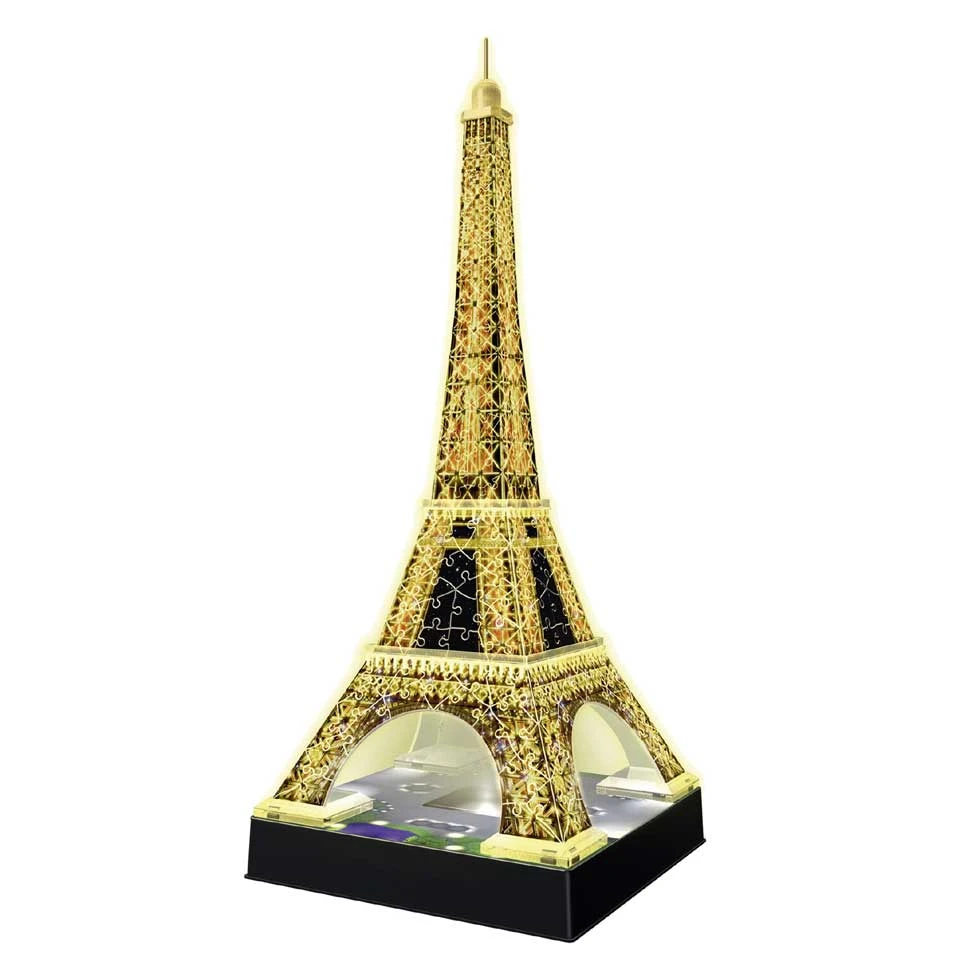Ravensburger 3D-puzzel Eiffeltoren Night Edition - 216 Stukjes 2 Ravensburger 3D-puzzel Eiffeltoren Night Edition - 216 Stukjes - Afbeelding 2
