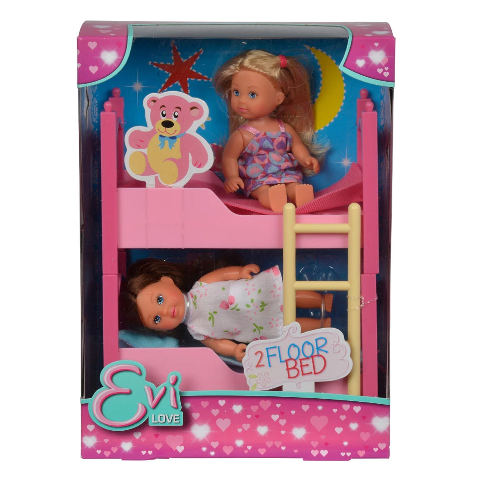 SIMBA Evi Love Stapelbed Poppenset 1 SIMBA Evi Love Stapelbed Poppenset