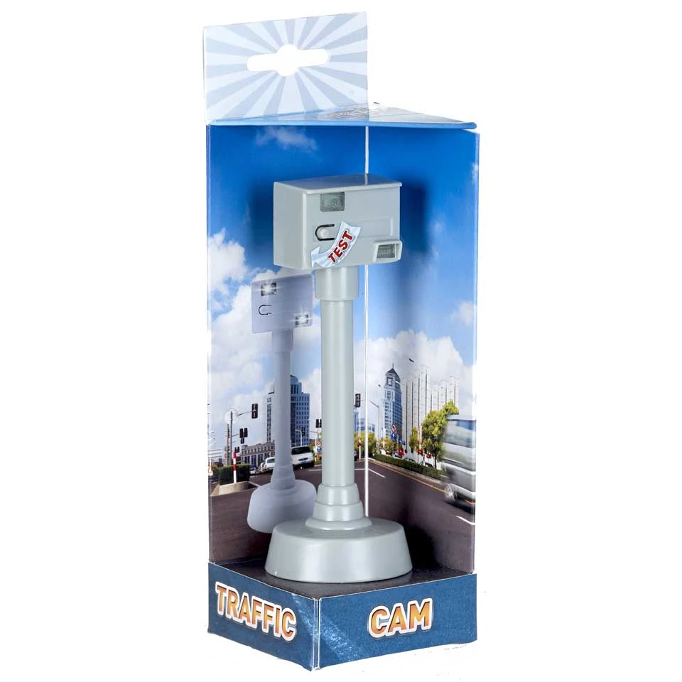 Kids Globe Traffic Flitspaal Met Licht En Geluid - Wit 2 Kids Globe Traffic Flitspaal Met Licht En Geluid - Wit - Afbeelding 2