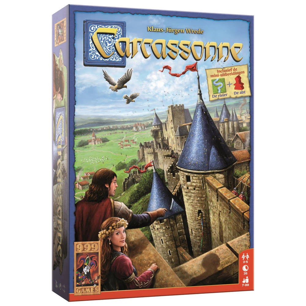 999 Games Carcassonne Bordspel 2 999 Games Carcassonne Bordspel - Afbeelding 2