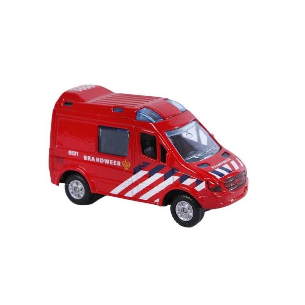 Kids Globe Traffic Brandweerwagen - Pullback 1 Kids Globe Traffic Brandweerwagen - Pullback