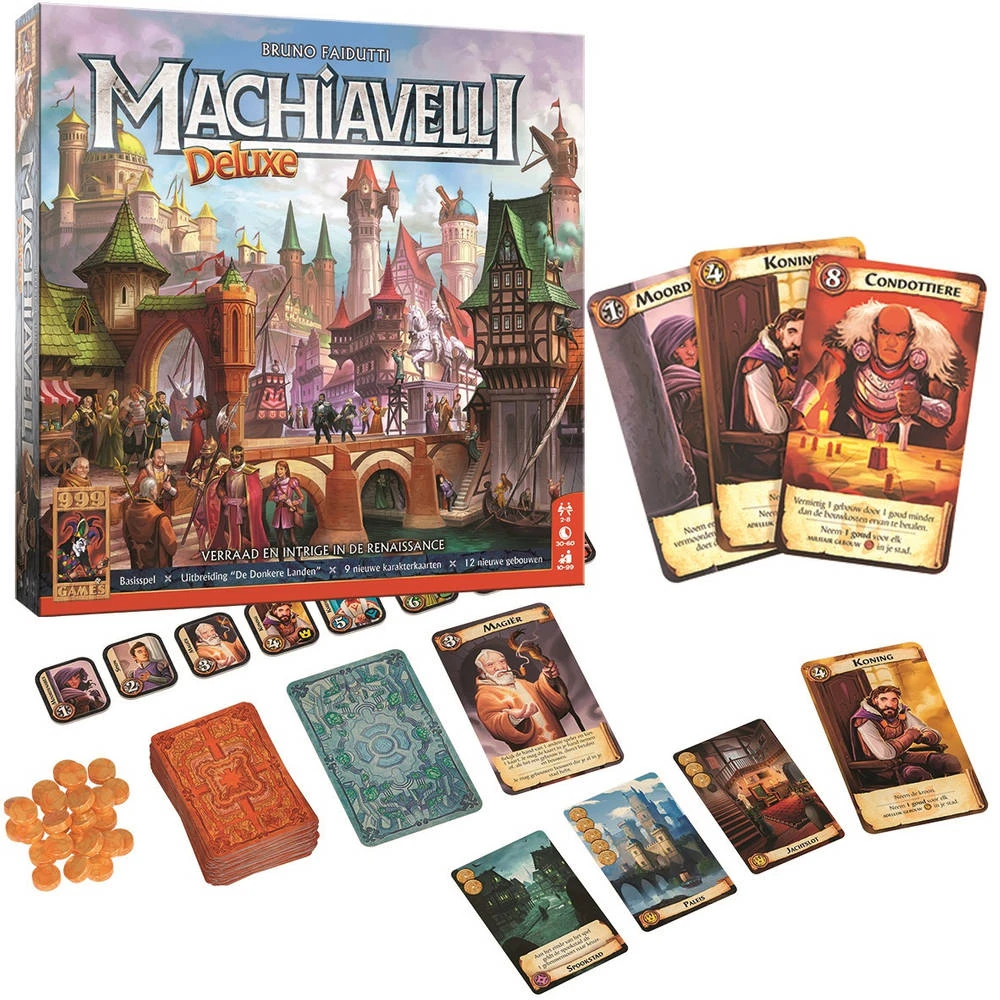 999 Games Machiavelli Deluxe Bordspel 1 999 Games Machiavelli Deluxe Bordspel