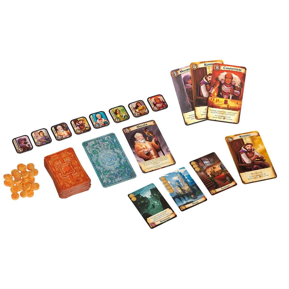 999 Games Machiavelli Deluxe Bordspel 3 999 Games Machiavelli Deluxe Bordspel - Afbeelding 3