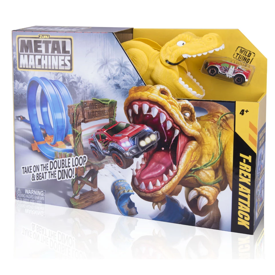 No Brand Metal Machines T-Rex Speelset 2 No Brand Metal Machines T-Rex Speelset - Afbeelding 2