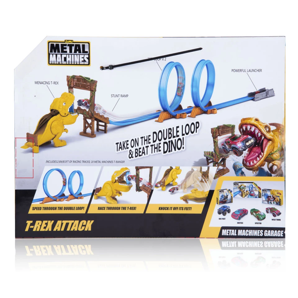 No Brand Metal Machines T-Rex Speelset 4 No Brand Metal Machines T-Rex Speelset - Afbeelding 4