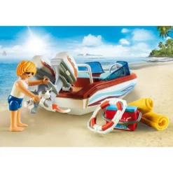 PLAYMOBIL Family Fun Motorboot Met Onderwatermotor 9428 -Speelgoed Winkel 1770884 25234596