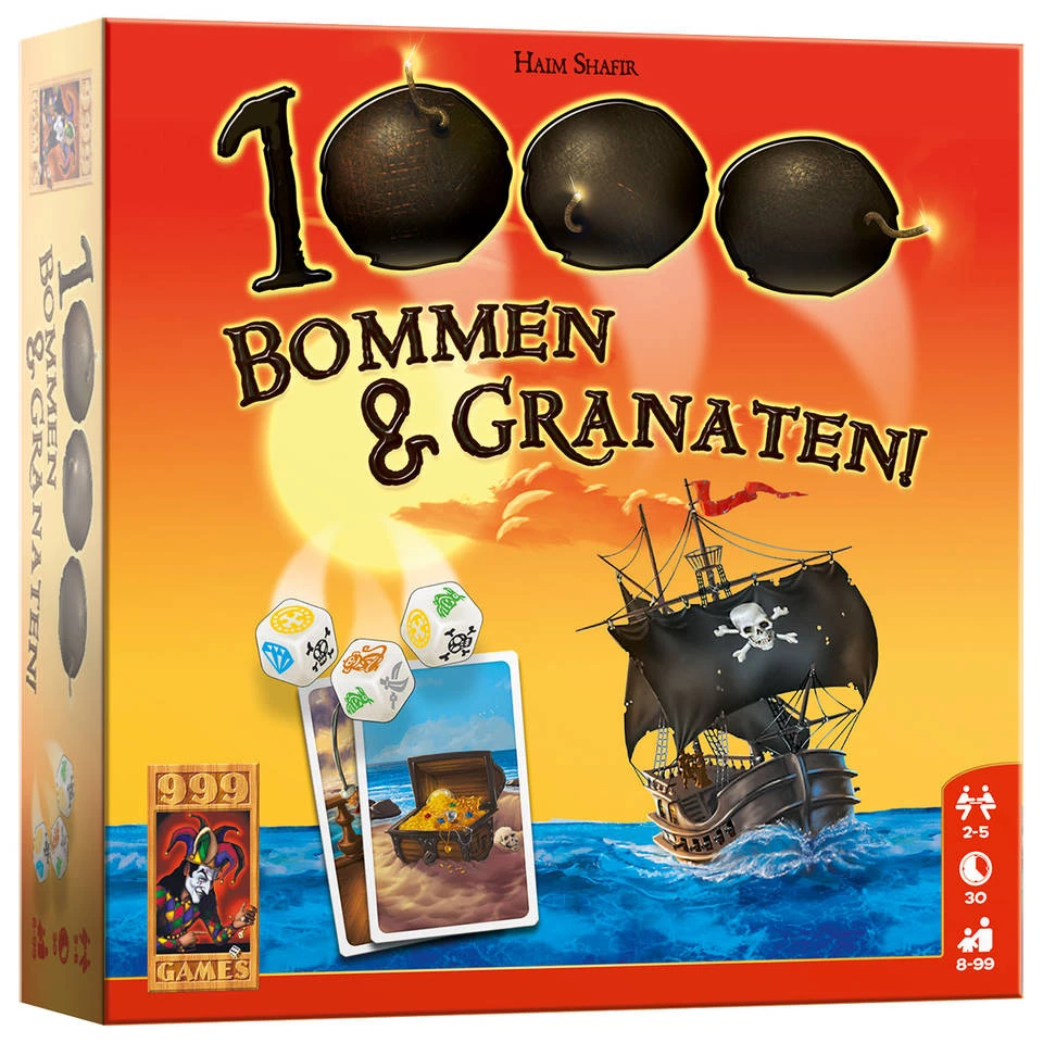 999 Games Duizend Bommen En Granaten! - Dobbelspel 2 999 Games Duizend Bommen En Granaten! - Dobbelspel - Afbeelding 2