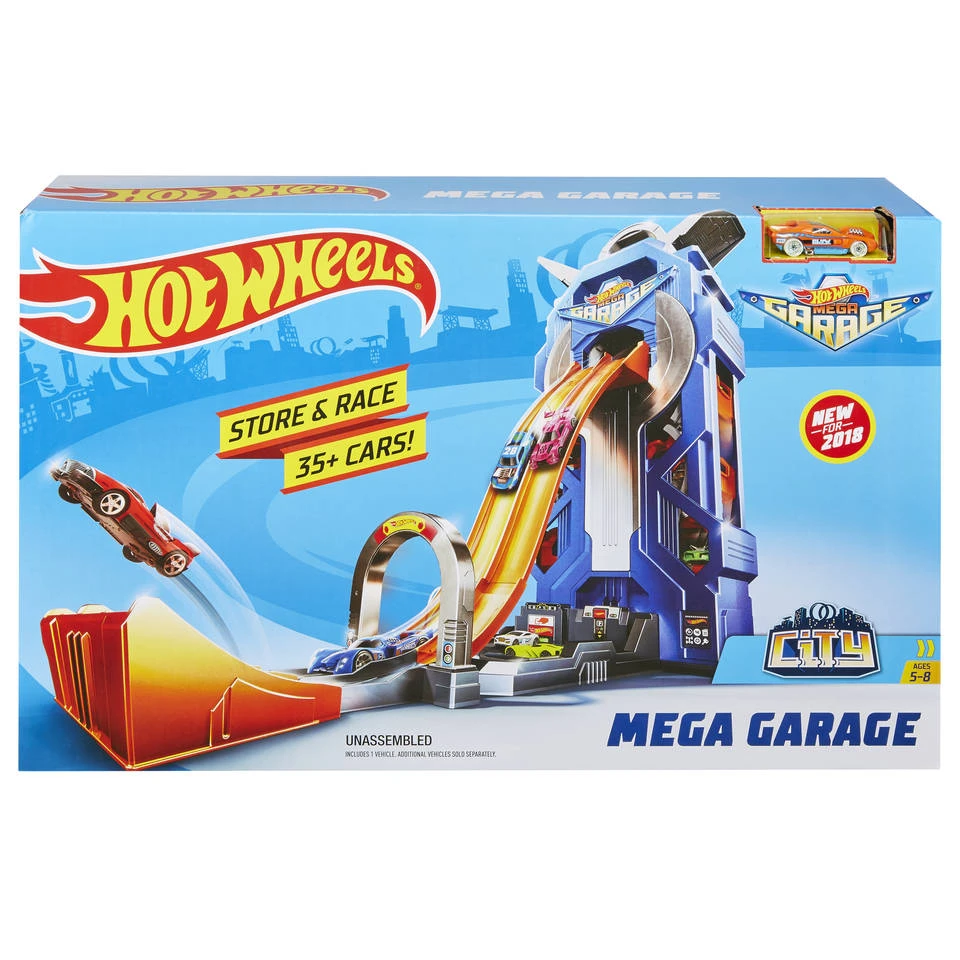 Hot Wheels Ultieme Garage + 2 Auto's 1 Hot Wheels Ultieme Garage + 2 Auto's