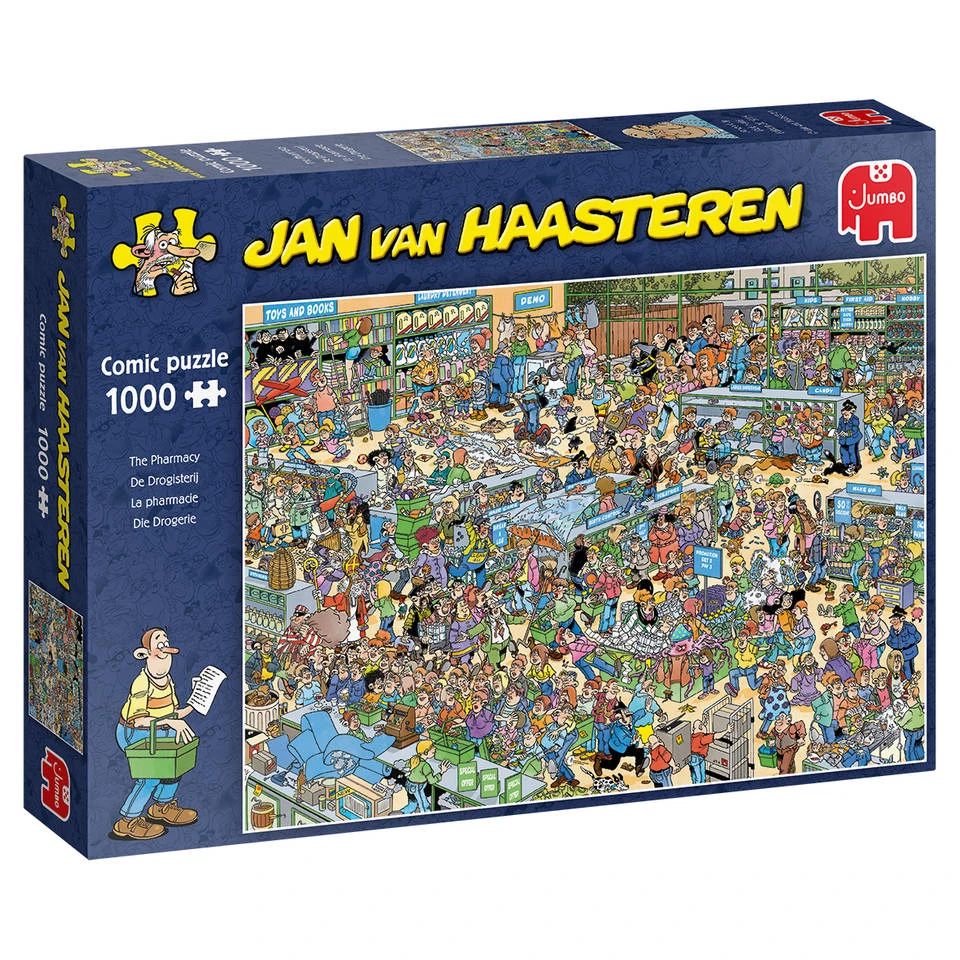 Jumbo Jan Van Haasteren Puzzel De Drogisterij - 1000 Stukjes 1 Jumbo Jan Van Haasteren Puzzel De Drogisterij - 1000 Stukjes