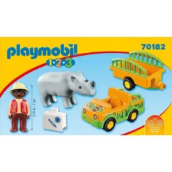 PLAYMOBIL Jeep Met Neushoorn 70182 -Speelgoed Winkel 1976008 9b7a688d
