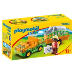 PLAYMOBIL Jeep Met Neushoorn 70182