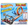 Hot Wheels Action Dubbele Looping Speelset