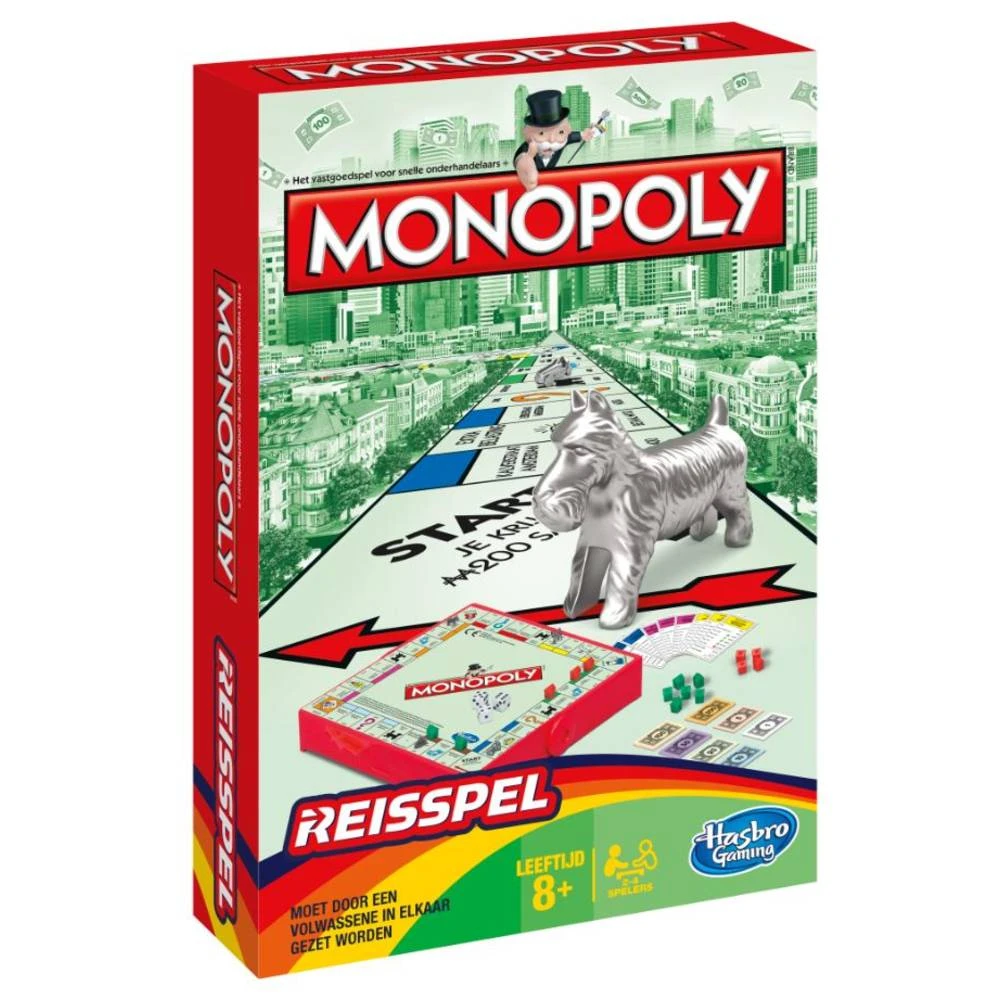 Hasbro Gaming Monopoly Reisspel 2 Hasbro Gaming Monopoly Reisspel - Afbeelding 2