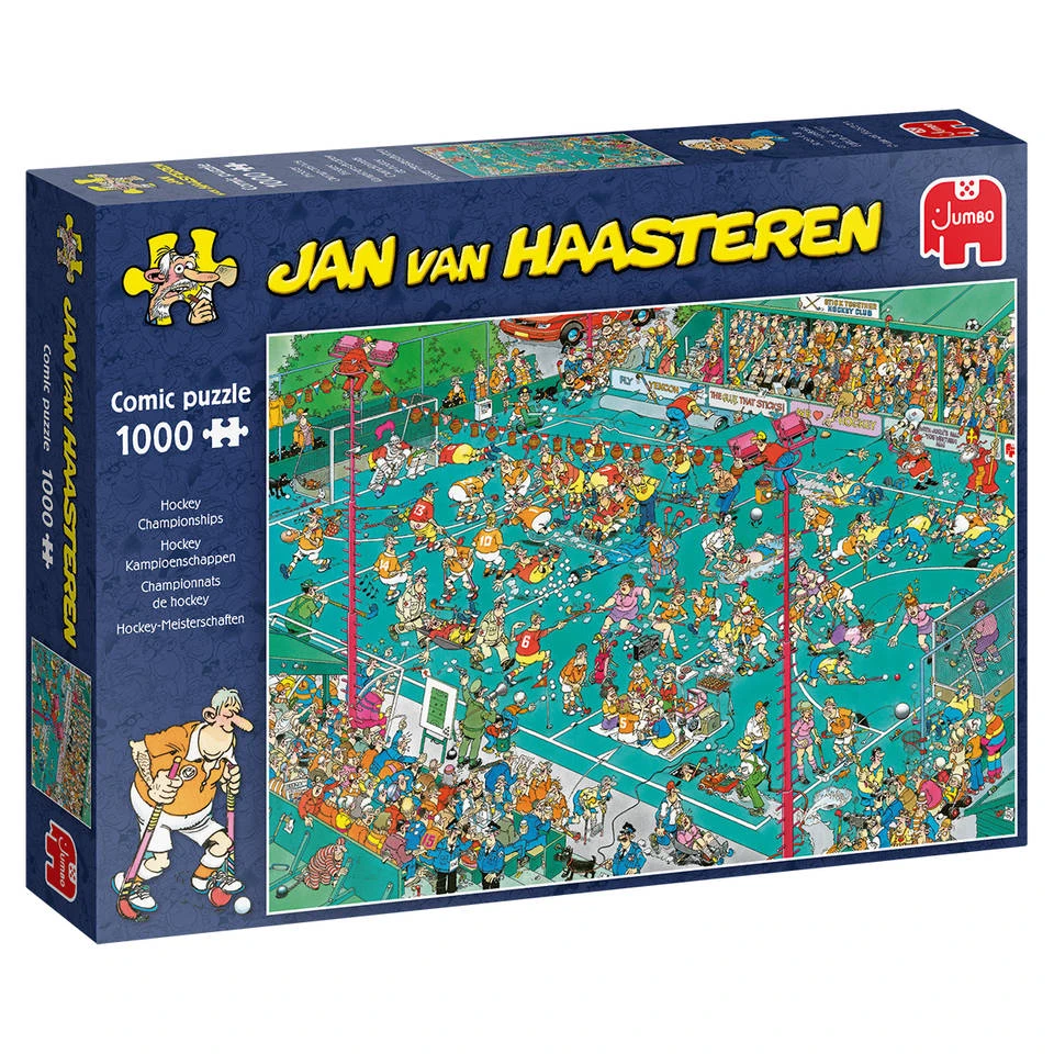 Jumbo Jan Van Haasteren Puzzel Hockey Kampioenschappen - 1000 Stukjes 1 Jumbo Jan Van Haasteren Puzzel Hockey Kampioenschappen - 1000 Stukjes