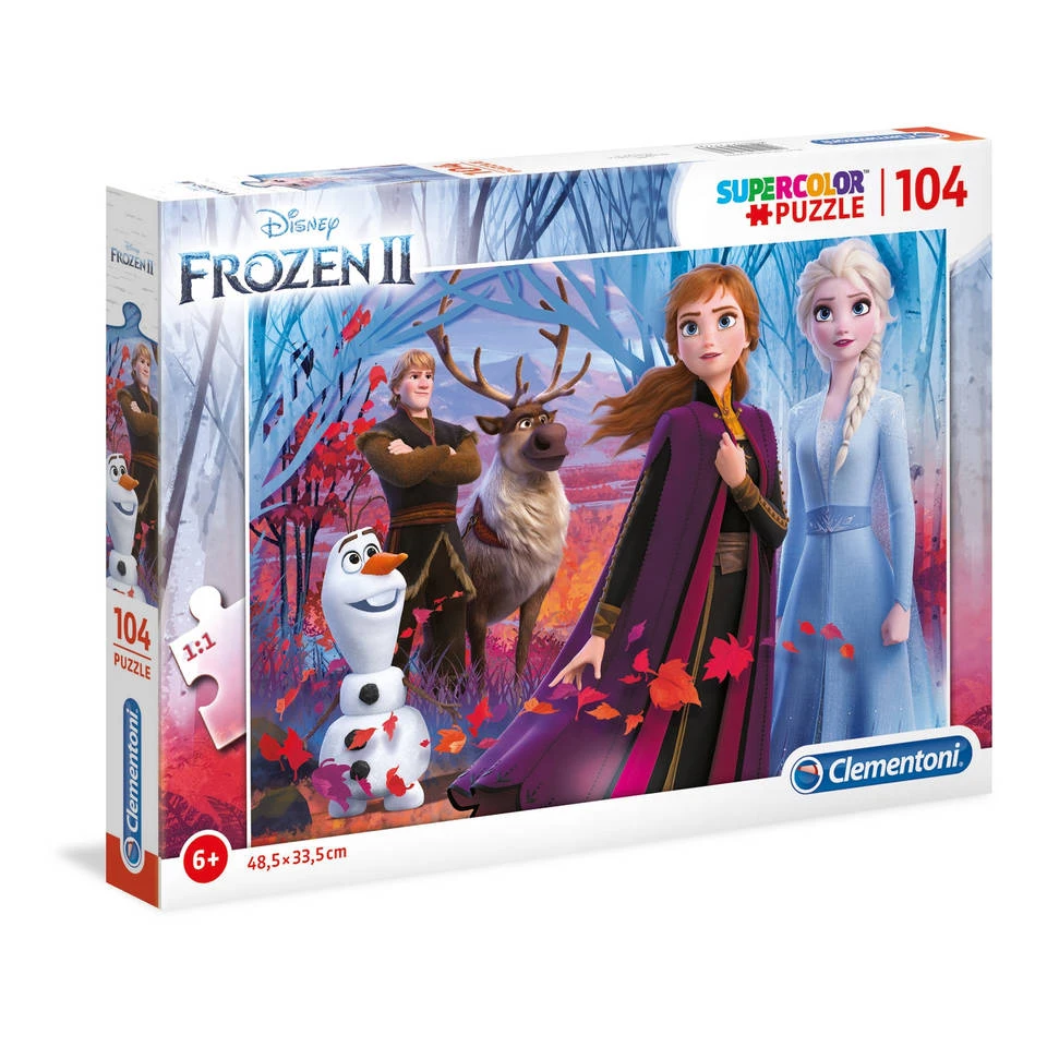 Clementoni Disney Frozen 2 Puzzel - 104 Stukjes 1 Clementoni Disney Frozen 2 Puzzel - 104 Stukjes