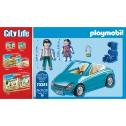 PLAYMOBIL City Life Papa Met Dochter En Cabrio 70285 -Speelgoed Winkel 1980424 86572e4b