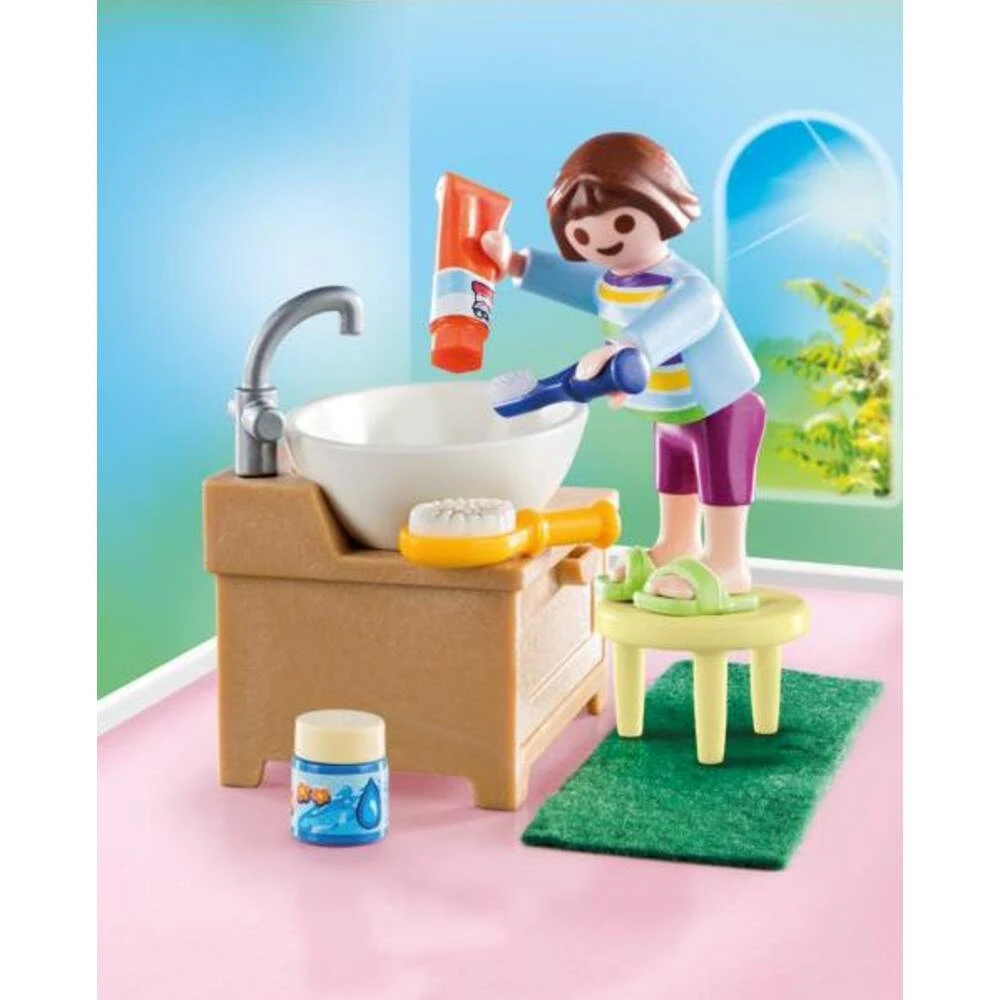 PLAYMOBIL SpecialPLUS Meisje Aan Wastafel 70301 2 PLAYMOBIL SpecialPLUS Meisje Aan Wastafel 70301 - Afbeelding 2