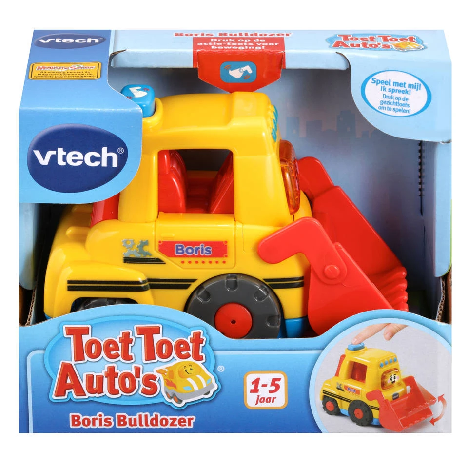 VTech Toet Toet Auto's Boris Bulldozer 4 VTech Toet Toet Auto's Boris Bulldozer - Afbeelding 4