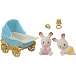 Sylvanian Families Tweeling Chocoladekonijn Met Kinderwagen 5432 7 Sylvanian Families Tweeling Chocoladekonijn Met Kinderwagen 5432 -Speelgoed Winkel 1982155 0f80949a