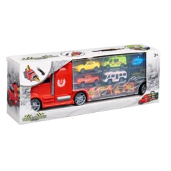 No Brand Vrachtwagen Met 5 Auto's + 1 Helikopter -Speelgoed Winkel 1982609 ffdc0f44