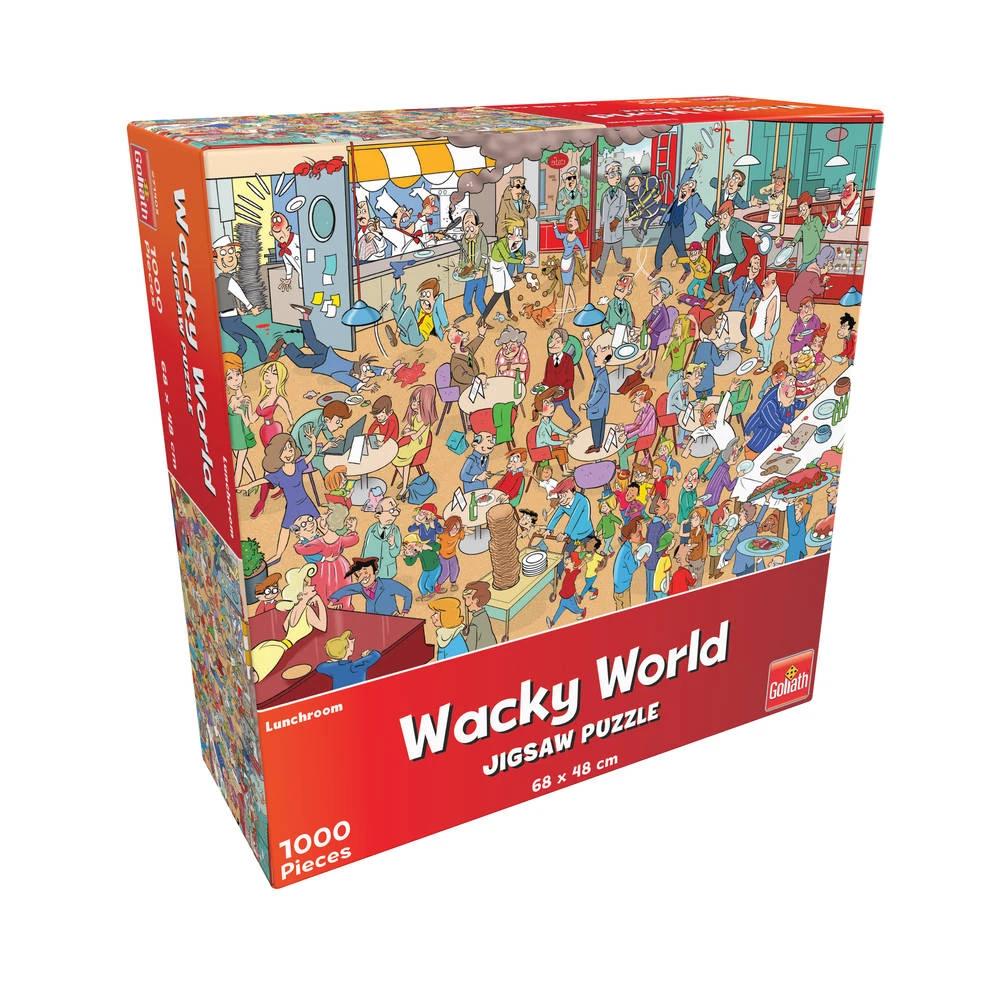 Goliath Wacky World Puzzel Lunchkamer 1 Goliath Wacky World Puzzel Lunchkamer