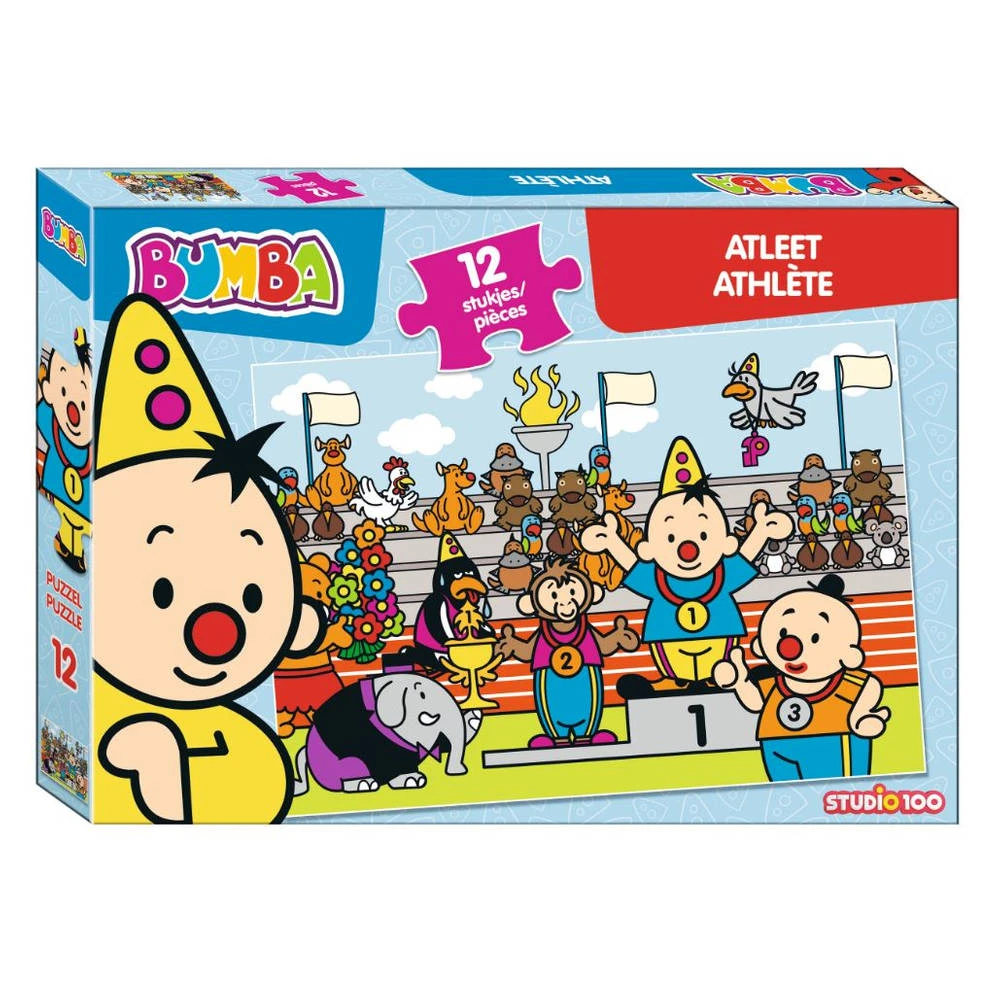 Bumba Puzzel Atleet - 12 Stukjes 1 Bumba Puzzel Atleet - 12 Stukjes