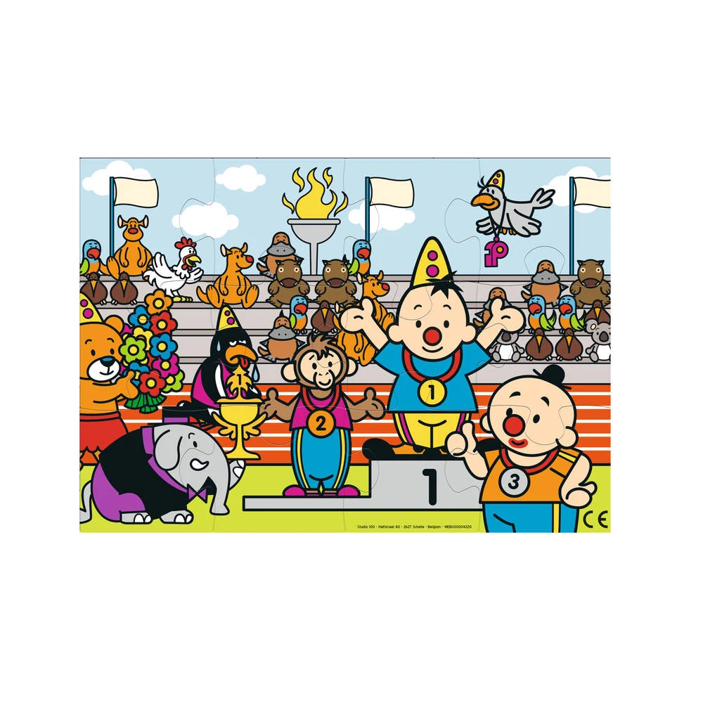 Bumba Puzzel Atleet - 12 Stukjes 3 Bumba Puzzel Atleet - 12 Stukjes - Afbeelding 3