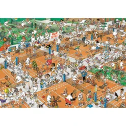 Jumbo Jan Van Haasteren Puzzel Tennisbaan - 1000 Stukjes -Speelgoed Winkel 1983320 7fc8fbaf