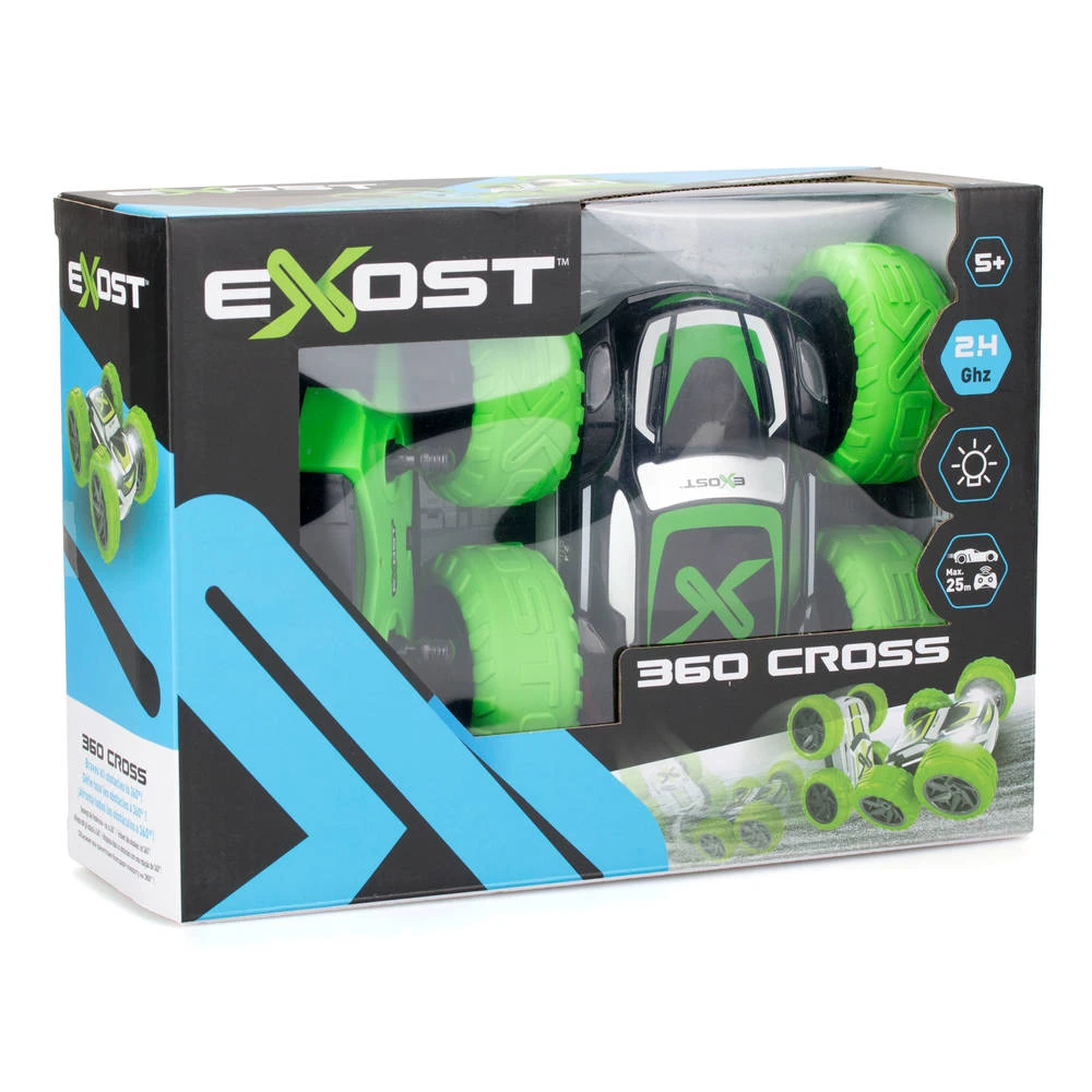 Silverlit Exost Op Afstand Bestuurbare Auto 360 Cross Stuntauto - Groen 4 Silverlit Exost Op Afstand Bestuurbare Auto 360 Cross Stuntauto - Groen - Afbeelding 4