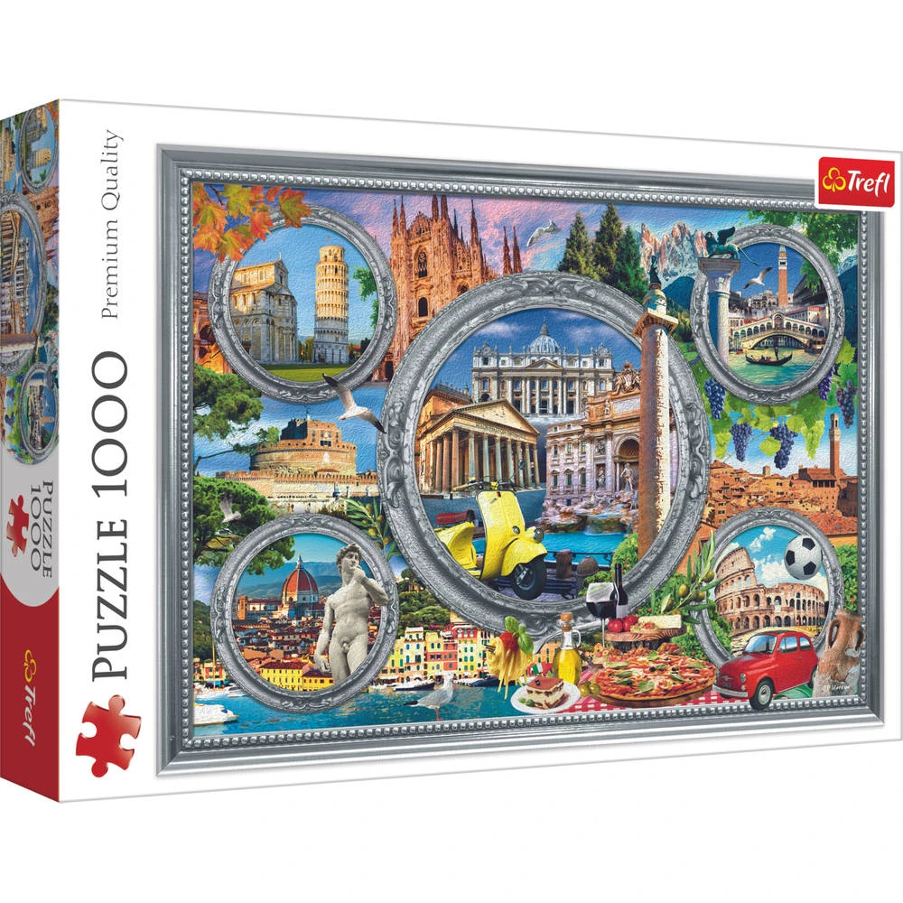 Trefl Puzzel Italiaanse Vakantie - 1000 Stukjes 1 Trefl Puzzel Italiaanse Vakantie - 1000 Stukjes