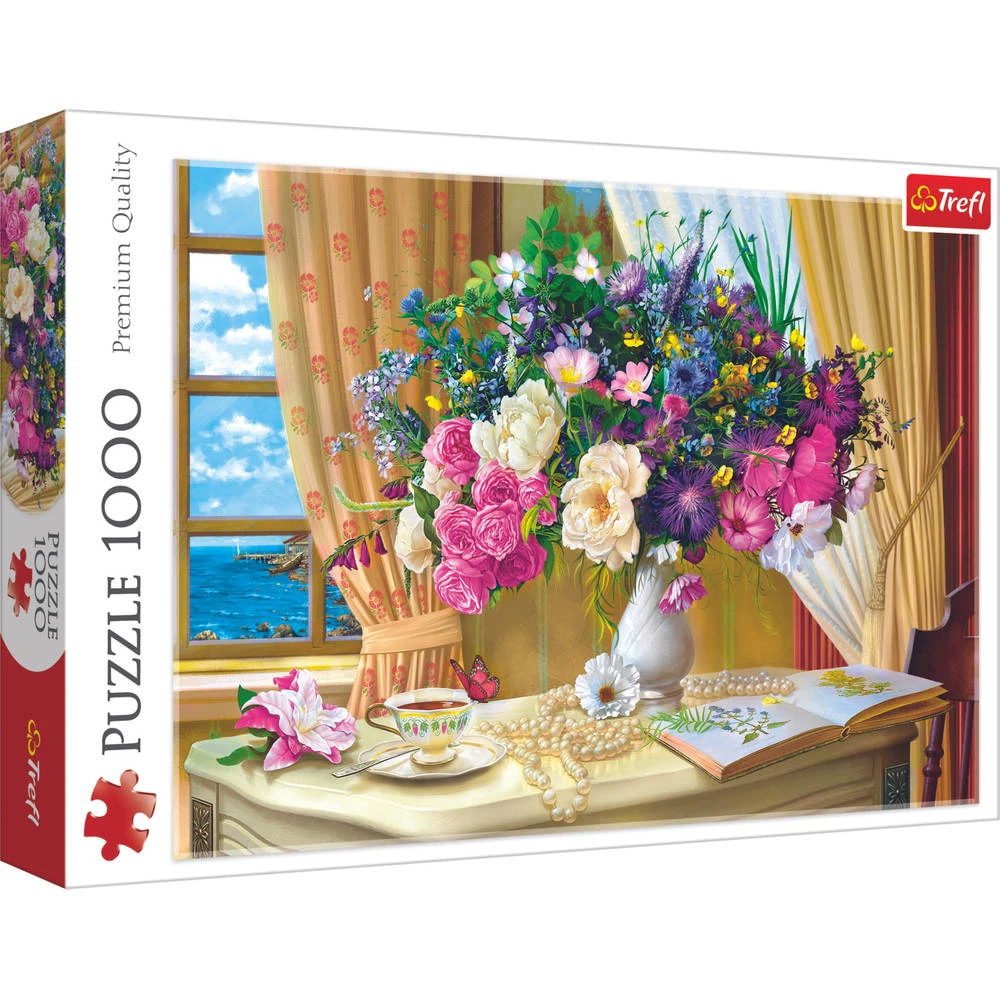 Trefl Puzzel Bloemen In De Ochtend - 1000 Stukjes 1 Trefl Puzzel Bloemen In De Ochtend - 1000 Stukjes