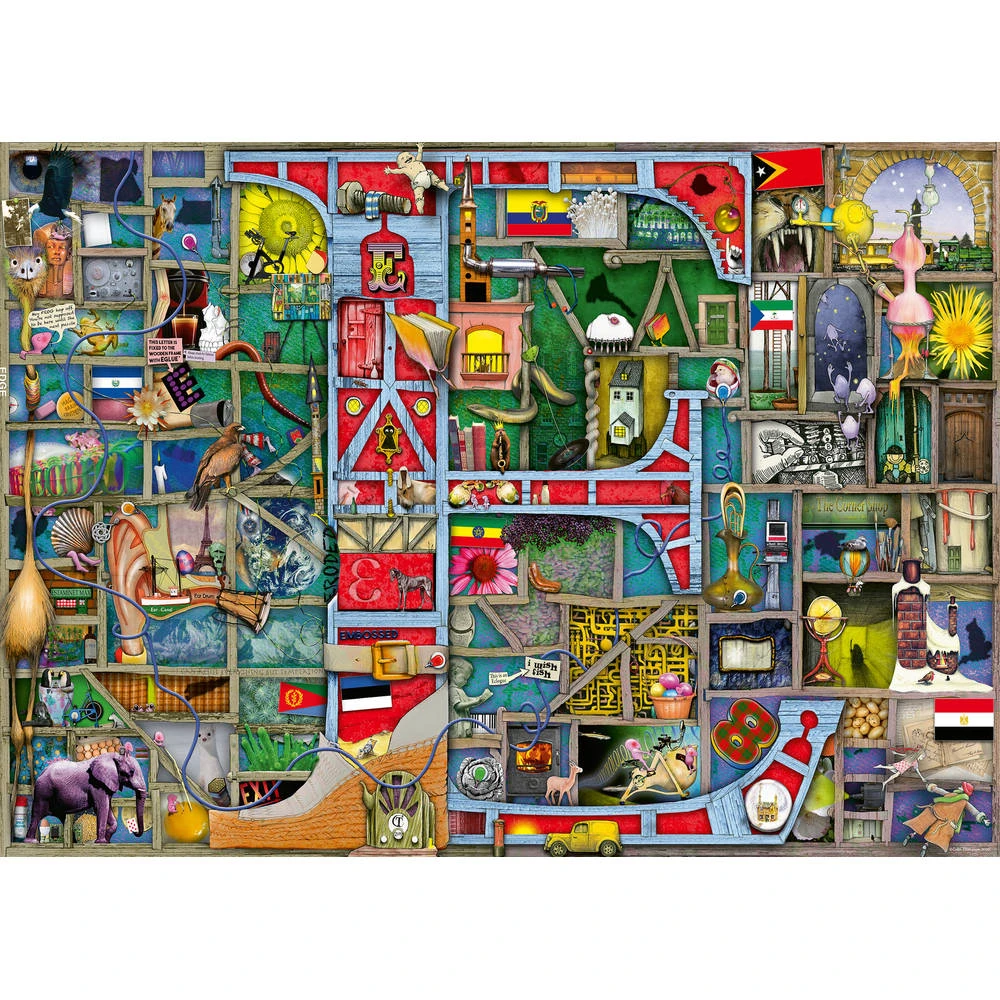 Ravensburger Puzzel Alfabet - 1000 Stukjes 2 Ravensburger Puzzel Alfabet - 1000 Stukjes - Afbeelding 2