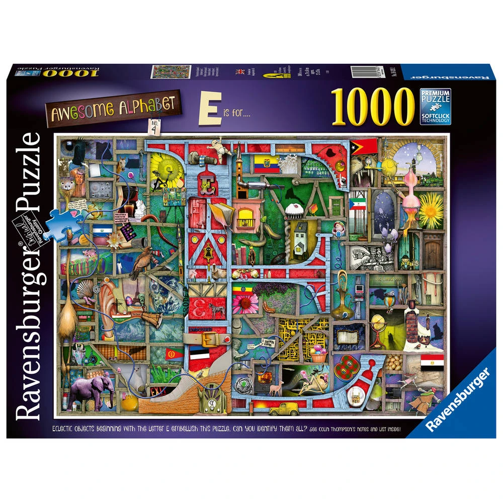 Ravensburger Puzzel Alfabet - 1000 Stukjes 1 Ravensburger Puzzel Alfabet - 1000 Stukjes