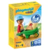 PLAYMOBIL 1.2.3 Bouwvakker Met Kruiwagen 70409