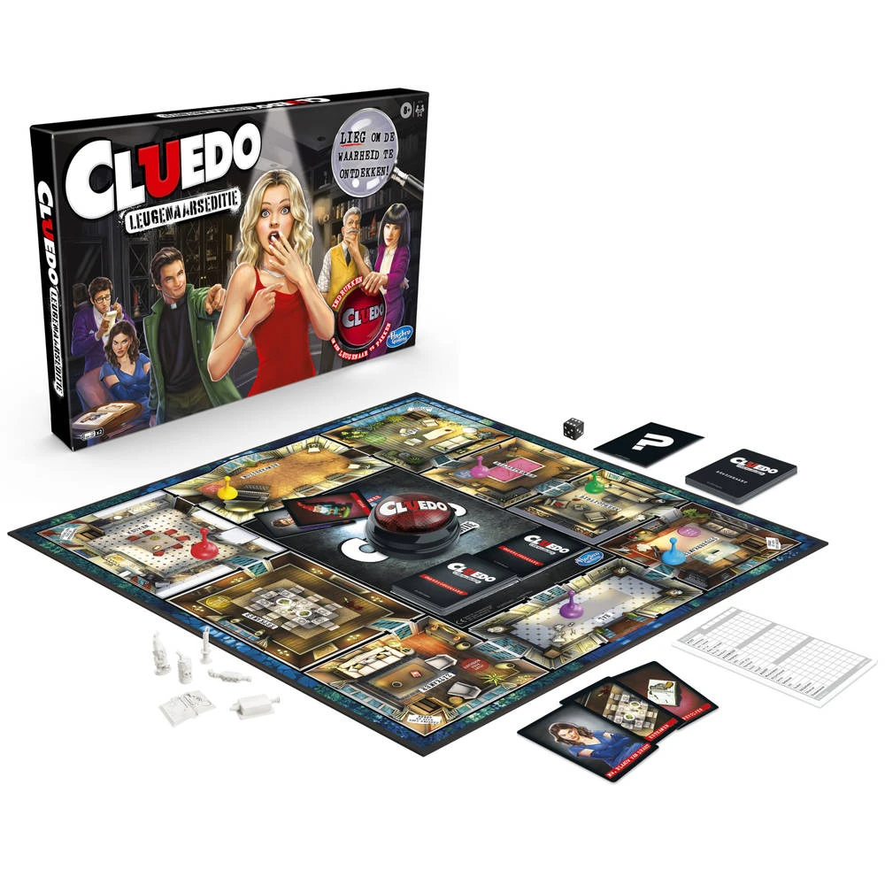 Hasbro Gaming Cluedo Leugenaarseditie 1 Hasbro Gaming Cluedo Leugenaarseditie
