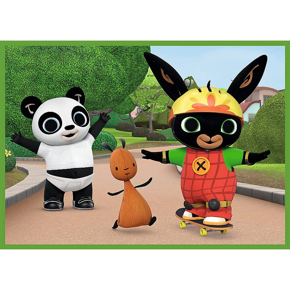 No Brand Bing 4-in-1 Puzzelset Bing Is Blij - 12 + 15 + 20 + 24 Stukjes 6 No Brand Bing 4-in-1 Puzzelset Bing Is Blij - 12 + 15 + 20 + 24 Stukjes - Afbeelding 6