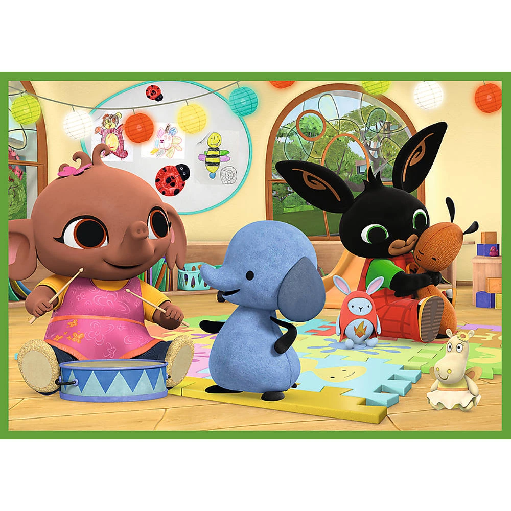 No Brand Bing 4-in-1 Puzzelset Bing Is Blij - 12 + 15 + 20 + 24 Stukjes 3 No Brand Bing 4-in-1 Puzzelset Bing Is Blij - 12 + 15 + 20 + 24 Stukjes - Afbeelding 3