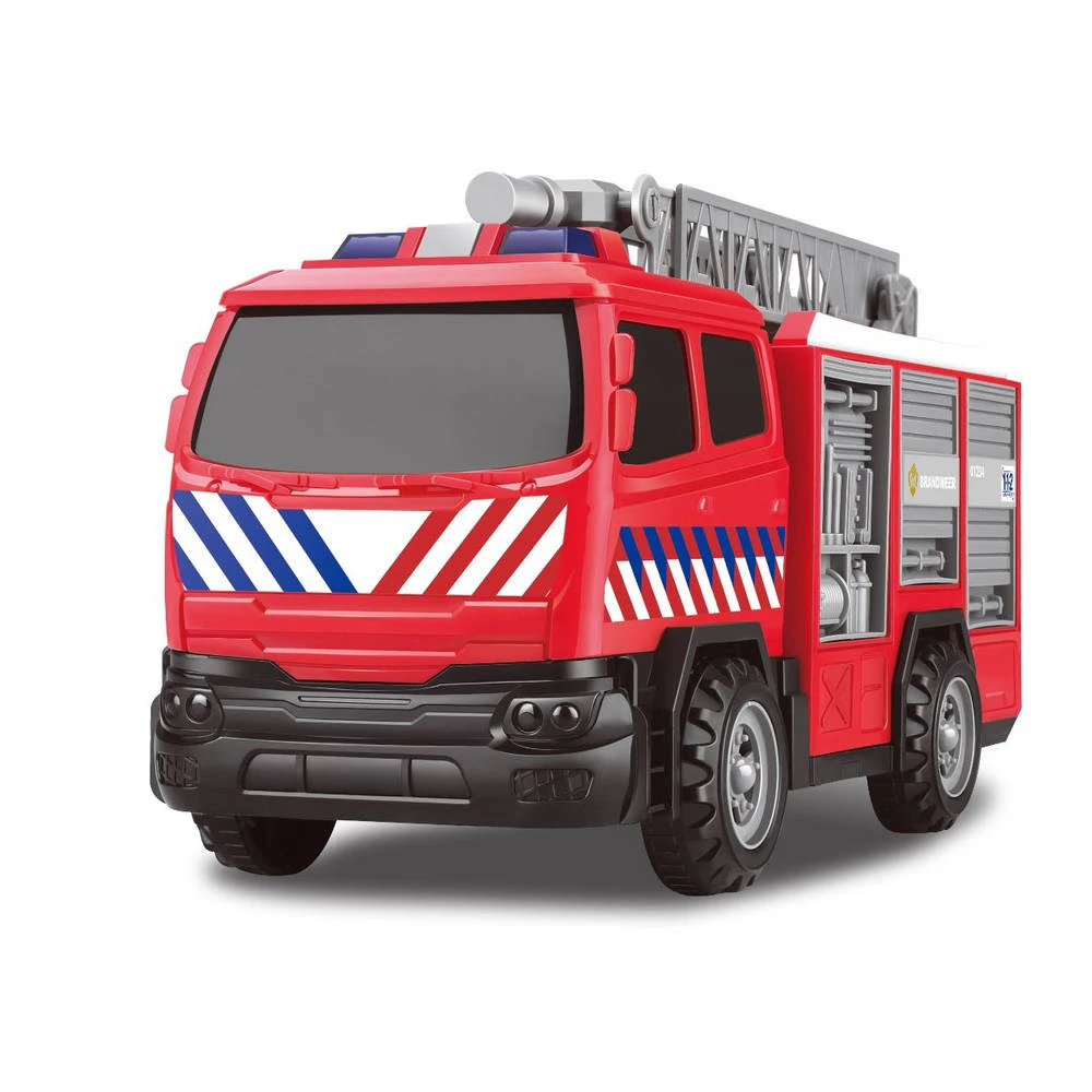 No Brand Brandweertruck Met Frictie Met Licht En Geluid 1 No Brand Brandweertruck Met Frictie Met Licht En Geluid