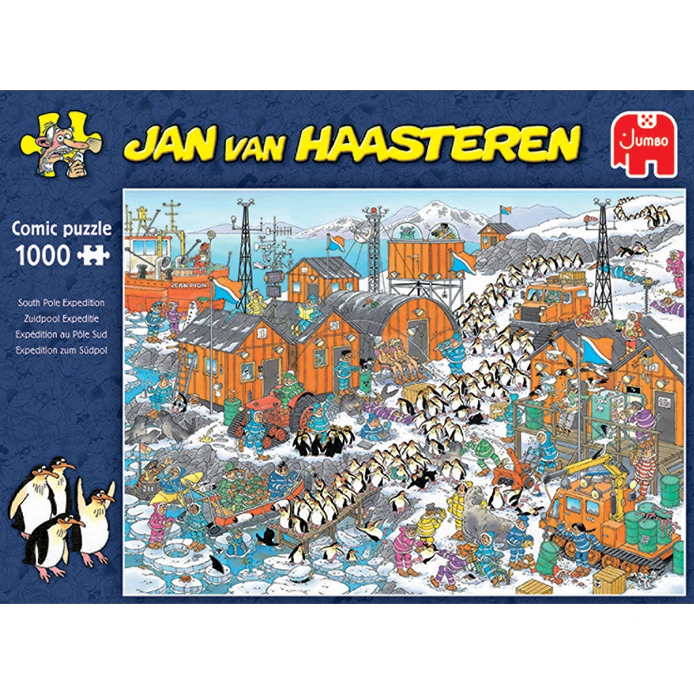 Jumbo Jan Van Haasteren Puzzel Zuidpool Expeditie - 1000 Stukjes 1 Jumbo Jan Van Haasteren Puzzel Zuidpool Expeditie - 1000 Stukjes