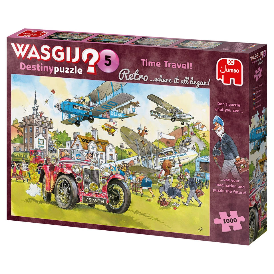 Jumbo Wasgij Retro Destiny 5 Puzzel Tijdreizen - 1000 Stukjes 3 Jumbo Wasgij Retro Destiny 5 Puzzel Tijdreizen - 1000 Stukjes - Afbeelding 3