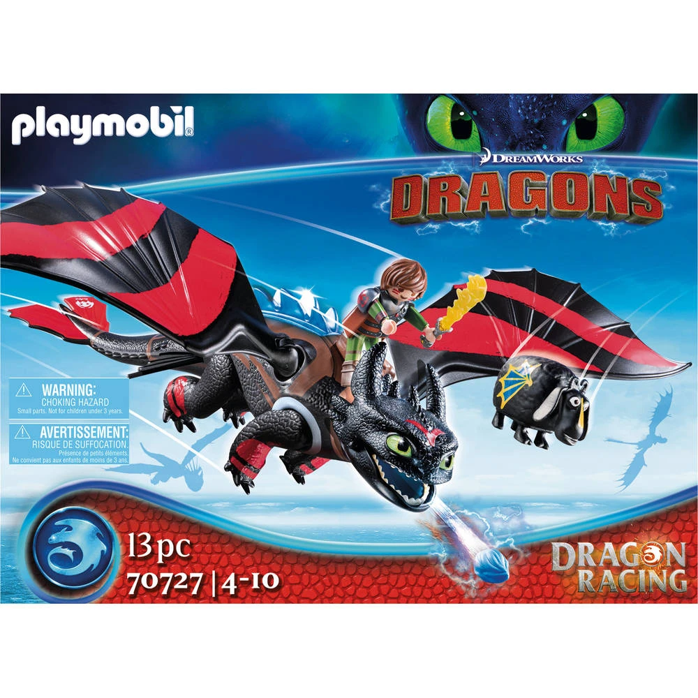 PLAYMOBIL Dragon Racing Hikkie En Tandloos 70727 2 PLAYMOBIL Dragon Racing Hikkie En Tandloos 70727 - Afbeelding 2