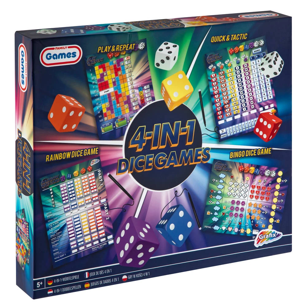 Grafix 4-in-1 Dice Games 1 Grafix 4-in-1 Dice Games