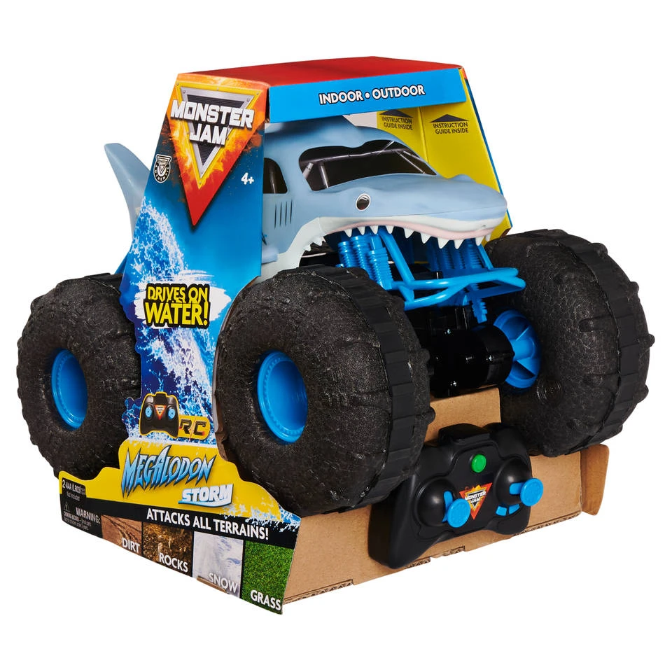 No Brand Monster Jam Megalodon Storm Op Afstand Bestuurbare Monstertruck - 1:15 2 No Brand Monster Jam Megalodon Storm Op Afstand Bestuurbare Monstertruck - 1:15 - Afbeelding 2