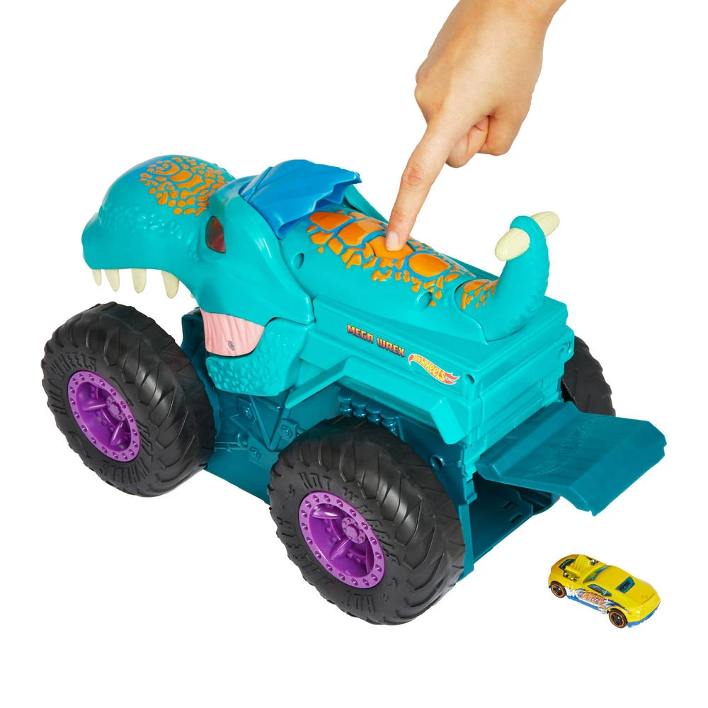 MATTEL Hot Wheels Monstertrucks Vretende Mega Wrex Voertuig 6 MATTEL Hot Wheels Monstertrucks Vretende Mega Wrex Voertuig - Afbeelding 6