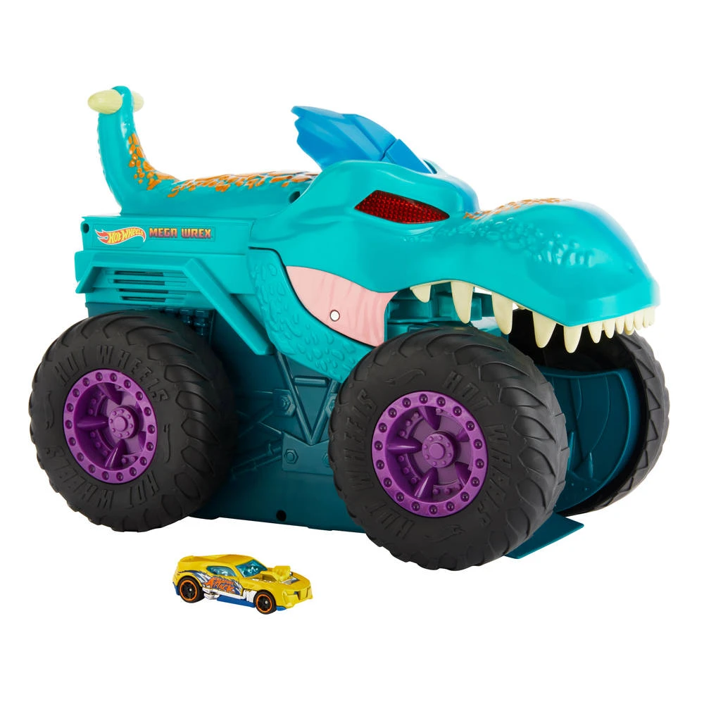 MATTEL Hot Wheels Monstertrucks Vretende Mega Wrex Voertuig 4 MATTEL Hot Wheels Monstertrucks Vretende Mega Wrex Voertuig - Afbeelding 4