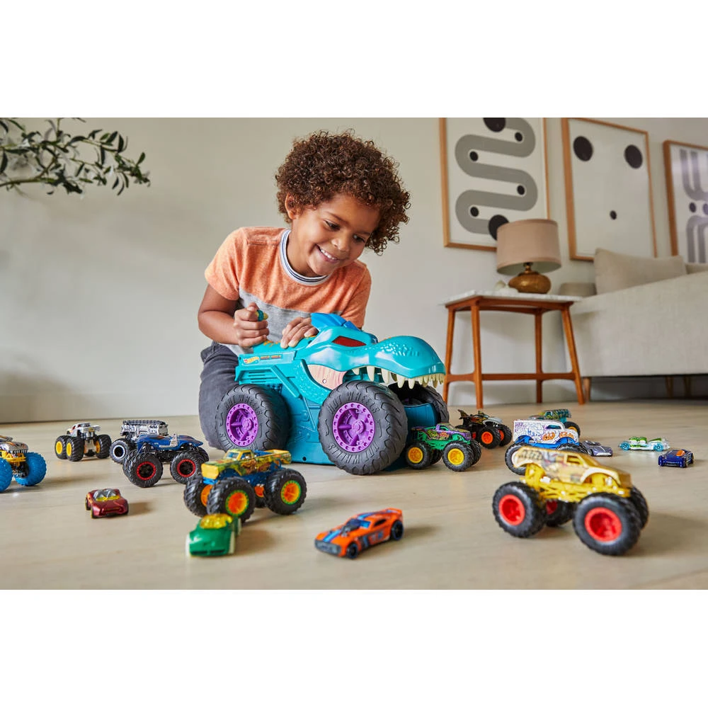 MATTEL Hot Wheels Monstertrucks Vretende Mega Wrex Voertuig 2 MATTEL Hot Wheels Monstertrucks Vretende Mega Wrex Voertuig - Afbeelding 2