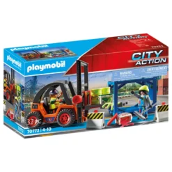 PLAYMOBIL City Action Vorkheftruck Met Lading 70772